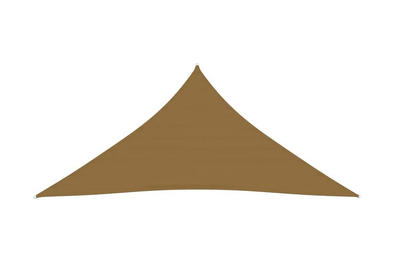solsejl 4x4x4 m 160 g/m² HDPE gråbrun - Gråbrun - Havemøbler - Solafskærmning - Solsejl
