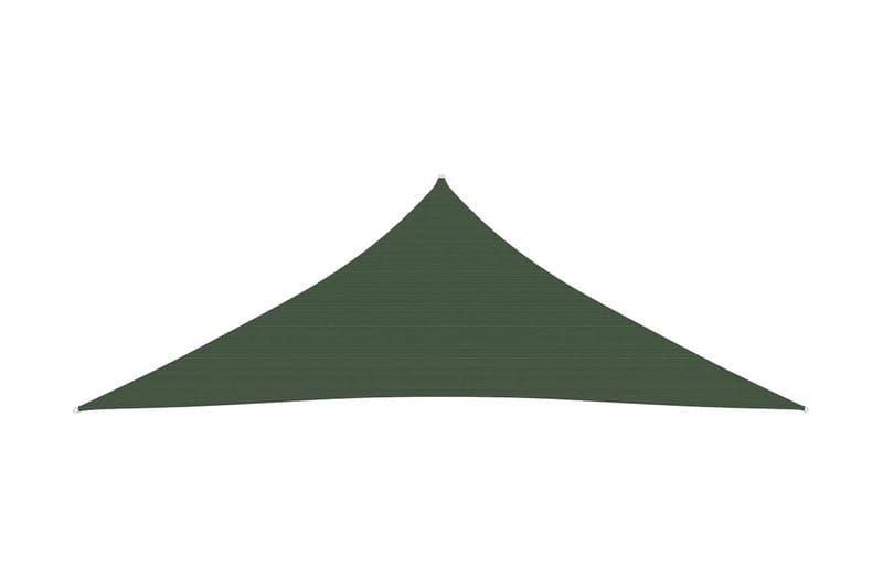 solsejl 4x4x4 m 160 g/m² HDPE mørkegrøn - Grøn - Havemøbler - Solafskærmning - Solsejl