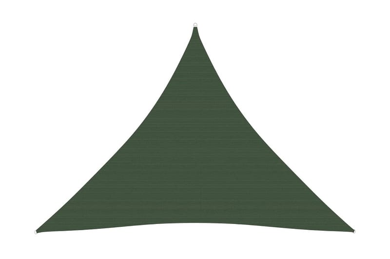 solsejl 4x4x4 m 160 g/m² HDPE mørkegrøn - Grøn - Havemøbler - Solafskærmning - Solsejl