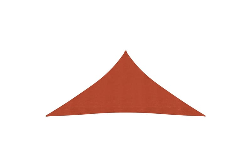 solsejl 4x4x4 m 160 g/m² HDPE terrakotta - Havemøbler - Solafskærmning - Solsejl