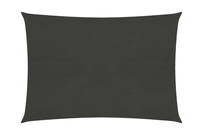 Solsejl 4x5 m 160 g/m² Hdpe Antracitgrå - Antracit - Havemøbler - Solafskærmning - Solsejl