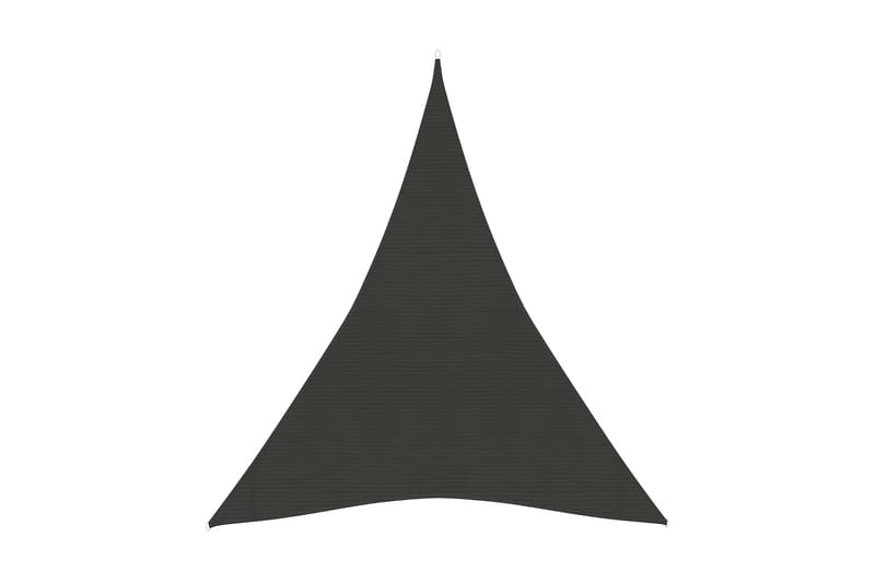 solsejl 4x5x5 m 160 g/m² HDPE antracitgrå - Antracit - Havemøbler - Solafskærmning - Solsejl