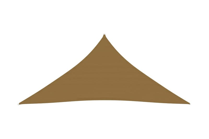 solsejl 4x5x5 m 160 g/m² HDPE gråbrun - Gråbrun - Havemøbler - Solafskærmning - Solsejl