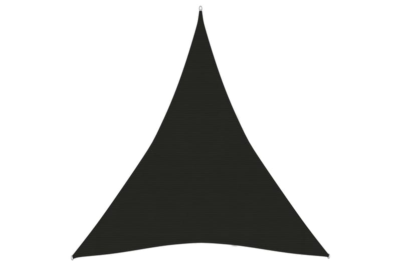 solsejl 4x5x5 m 160 g/m² HDPE sort - Sort - Havemøbler - Solafskærmning - Solsejl