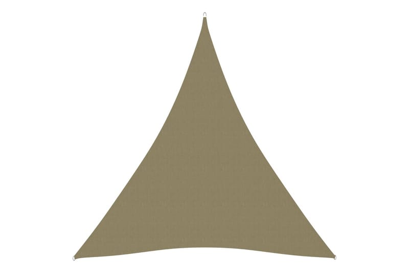 solsejl 4x5x5 m oxfordstof trekantet beige - Havemøbler - Solafskærmning - Solsejl