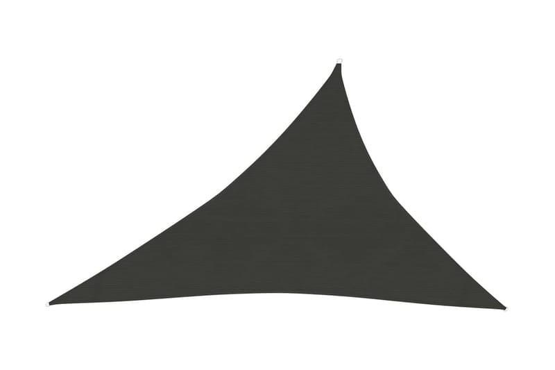 solsejl 4x5x6,8 m 160 g/m² HDPE antracitgrå - Antracit - Havemøbler - Solafskærmning - Solsejl