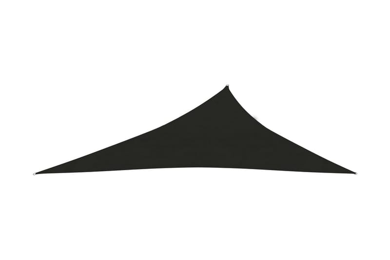 solsejl 4x5x6,8 m 160 g/m² HDPE sort - Sort - Havemøbler - Solafskærmning - Solsejl