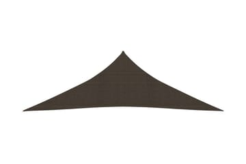 solsejl 5x5x6 m 160 g/m² HDPE brun - Brun - Havemøbler - Solafskærmning - Solsejl