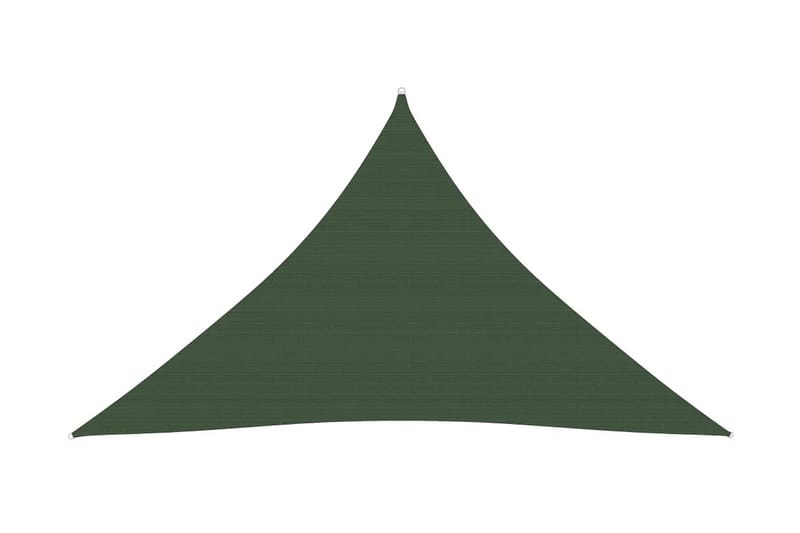 solsejl 5x5x6 m 160 g/m² HDPE mørkegrøn - Grøn - Havemøbler - Solafskærmning - Solsejl