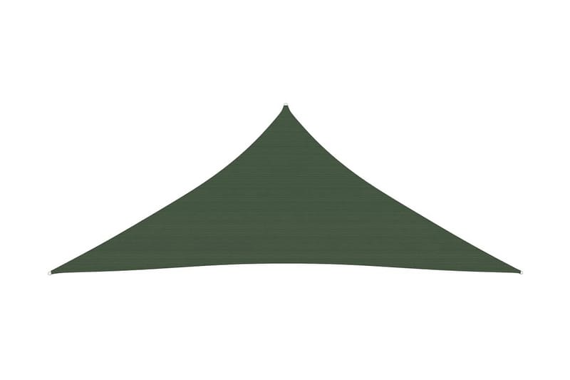 solsejl 5x6x6 m 160 g/m² HDPE mørkegrøn - Grøn - Havemøbler - Solafskærmning - Solsejl