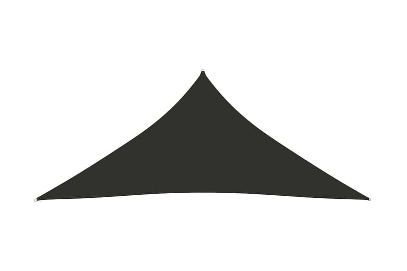 solsejl 5x6x6 m oxfordstof trekantet antracitgrå - Antracit - Solsejl