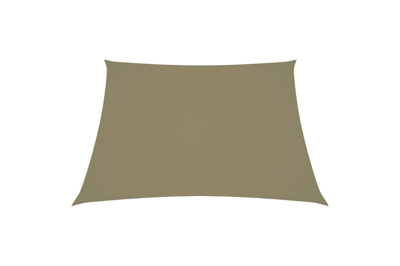 Solsejl 6x6 m Firkantet Oxfordstof Beige - Beige - Havemøbler - Solafskærmning - Solsejl