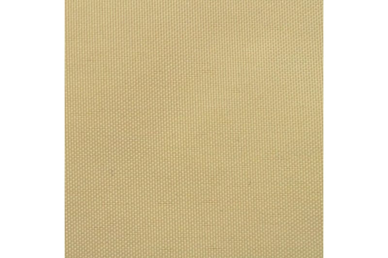 Solsejl Oxfordstof Rektangulær 4 X 6 M Beige - Beige - Havemøbler - Solafskærmning - Solsejl