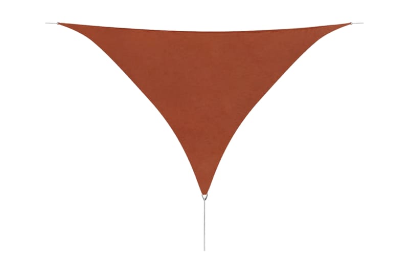 Solsejl Oxfordstof Trekantet 3,6 X 3,6 X 3,6 M Terracotta - Orange - Havemøbler - Solafskærmning - Solsejl