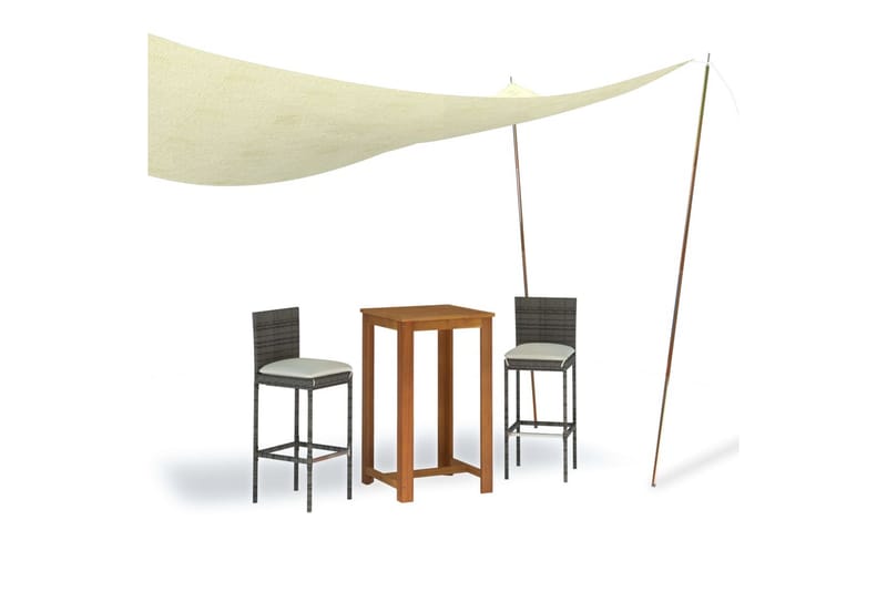stænger til solsejl 2 stk. 250 cm galvaniseret stål - Guld - Havemøbler - Solafskærmning - Solsejl