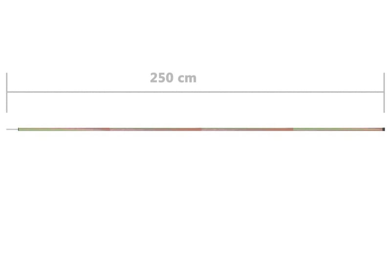 stang til solsejl 250 cm galvaniseret stål - Guld - Solsejl