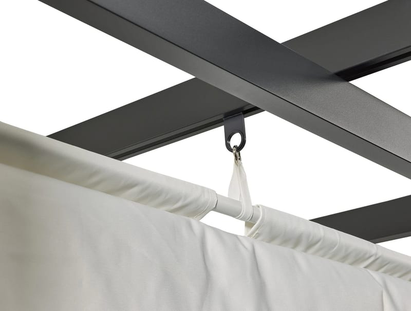 SUNSET Pergola 3×4 m - Grå - Havemøbler - Solafskærmning - Pergola