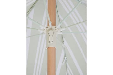 Teulon Parasol 150 cm - Hvid/Lysebrun - Havemøbler - Solafskærmning - Parasoller - Balkonparasol