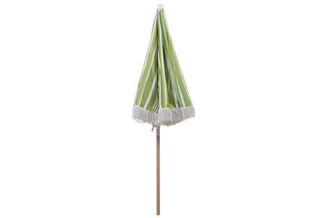 Teulon Parasol 150 cm - Hvid/Lysebrun - Havemøbler - Solafskærmning - Parasoller - Balkonparasol