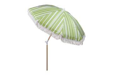Teulon Parasol 150 cm - Hvid/Lysebrun - Havemøbler - Solafskærmning - Parasoller - Balkonparasol