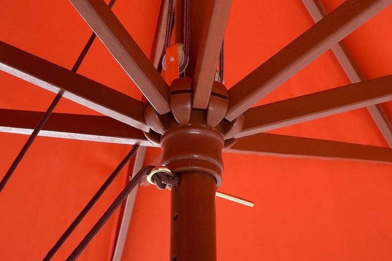 Tuscany Parasol 254 cm - Rød - Parasoller