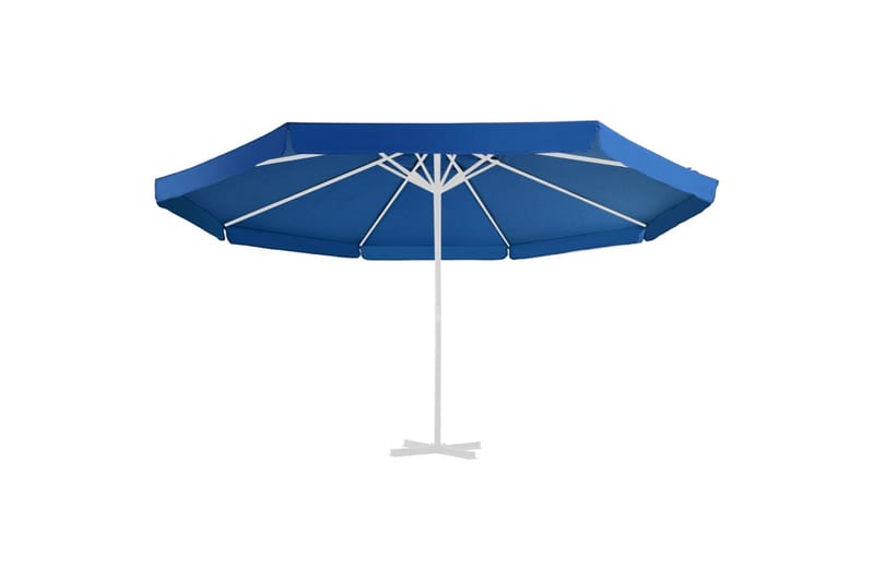 udskiftningsdug til parasol 500 cm azurblå - Havemøbler - Solafskærmning - Parasoller