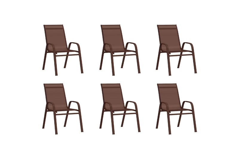 beBasic spisebordssæt til haven 7 dele brun og sort - Brun - Havemøbler - Udendørsgruppe - Havesæt