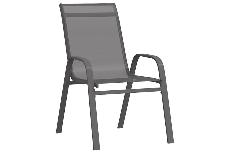 beBasic spisebordssæt til haven 7 dele grå og sort - GrÃ¥ - Havemøbler - Udendørsgruppe - Havesæt