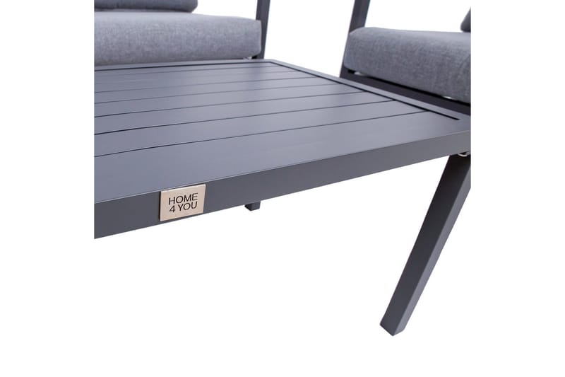 Adrio Havesæt Mørkegrå - Havemøbler - Udendørsgruppe - Cafesæt