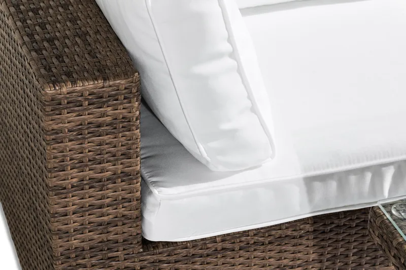 Bahamas Loungesæt 2-Personers - Sand Bord - Havemøbler - Balkon - Balkonmøbler - Altansæt