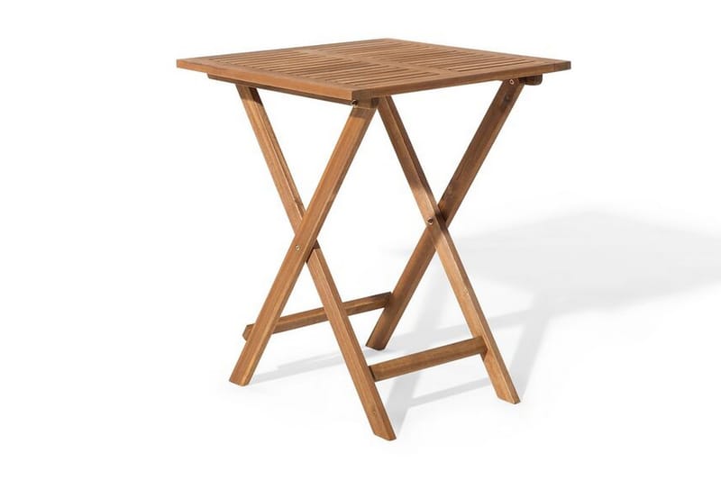 Balkonsæt bord og 2 stole brun / mintgrøn FIJI - Hvid - Havemøbler - Udendørsgruppe - Cafesæt