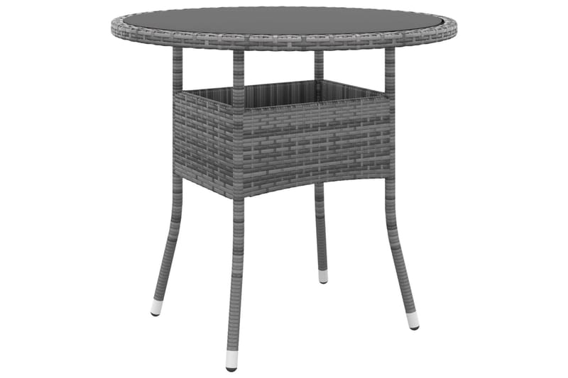 bistrosæt til haven 3 dele polyrattan grå - Grå - Havemøbler - Udendørsgruppe - Cafesæt