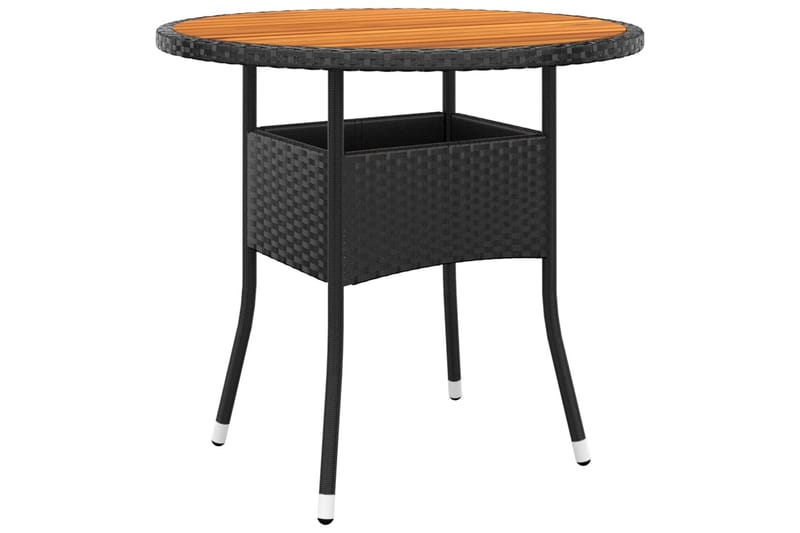 bistrosæt til haven 3 dele polyrattan sort - Sort - Havemøbler - Udendørsgruppe - Cafesæt