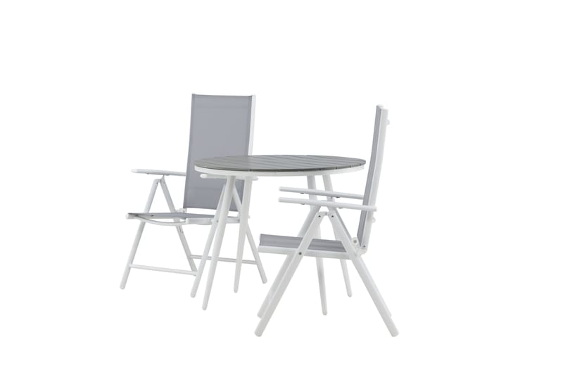 Break Cafesæt Rund 90 cm + 2 Break Positionsstol - Venture Home - Altansæt - Cafesæt