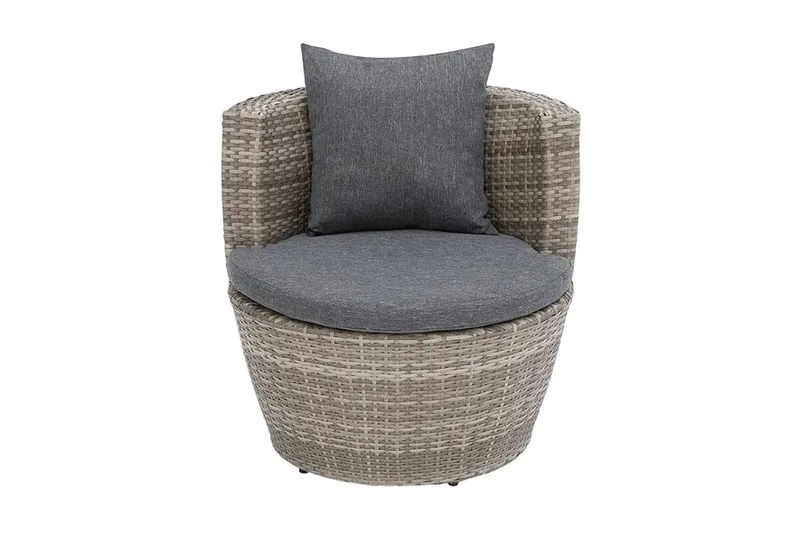 Capri Balkonmøbler 54 cm - Grå - Havemøbler - Udendørsgruppe - Cafesæt