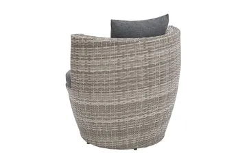 Capri Balkonmøbler 54 cm - Grå - Havemøbler - Udendørsgruppe - Cafesæt