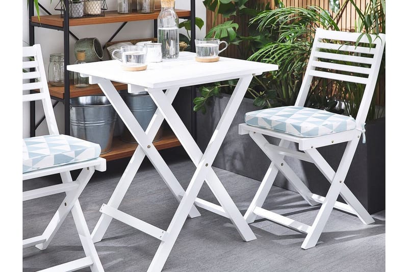 Cordido Cafésæt - Hvid - Havemøbler - Udendørsgruppe - Cafesæt