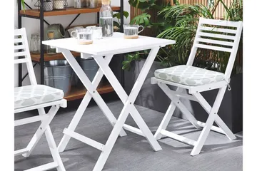 Cordido Cafésæt - Hvid - Havemøbler - Udendørsgruppe - Cafesæt