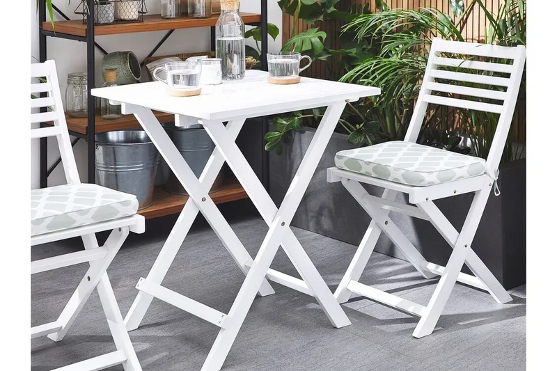 Cordido Cafésæt - Hvid - Havemøbler - Udendørsgruppe - Cafesæt
