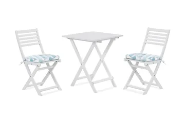 Cordido Cafésæt - Hvid - Havemøbler - Udendørsgruppe - Cafesæt