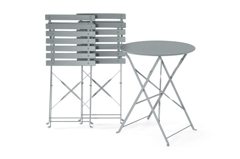 Fiori balkonssæt 52 cm - Grå - Havemøbler - Udendørsgruppe - Cafesæt