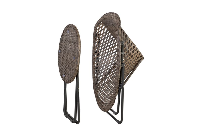 Møbelsæt TURKU 2 stole og bord sammenfoldelig - Havemøbler - Udendørsgruppe - Cafesæt