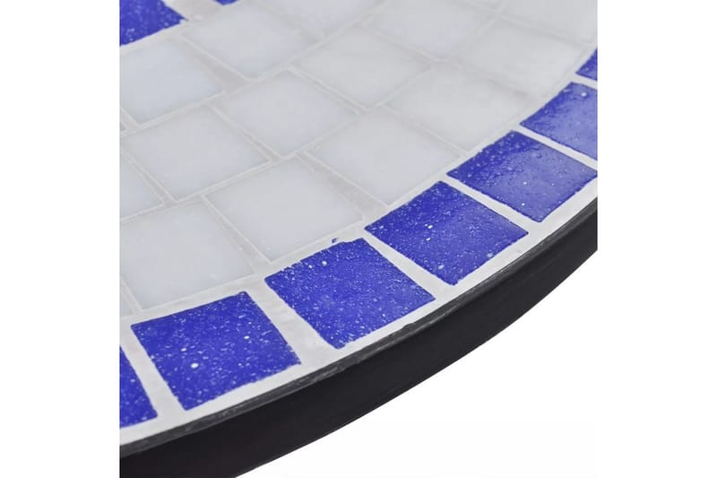 Mosaikbord 60 Cm Blå/Hvid - Blå - Havemøbler - Udendørsgruppe - Cafesæt
