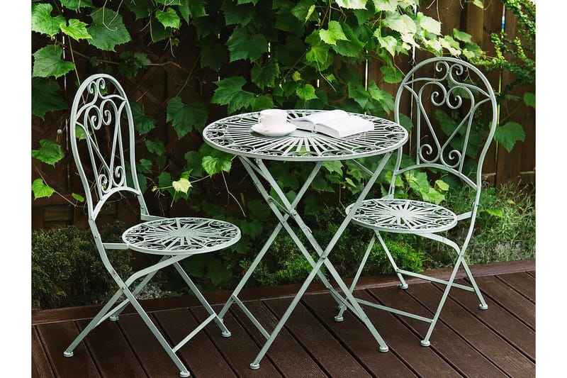 Piossasco Cafésæt - Grøn - Havemøbler - Udendørsgruppe - Cafesæt