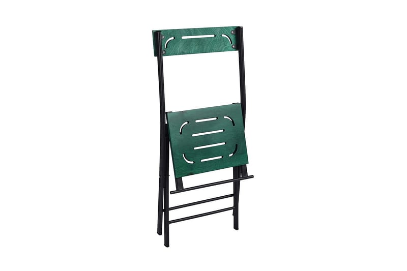 Riotorto Cafésæt 60 cm Blomst + 2 Stole - Grøn/Sort - Havemøbler - Udendørsgruppe - Cafesæt