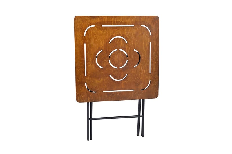 Riotorto Cafésæt 60 cm Blomst + 2 Stole - Natur/Sort - Havemøbler - Udendørsgruppe - Cafesæt