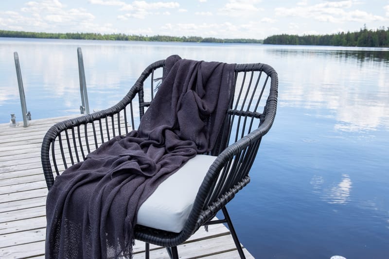 Viga Balkonsæt 2-Pers. - Sort - Havemøbler - Udendørsgruppe - Cafesæt