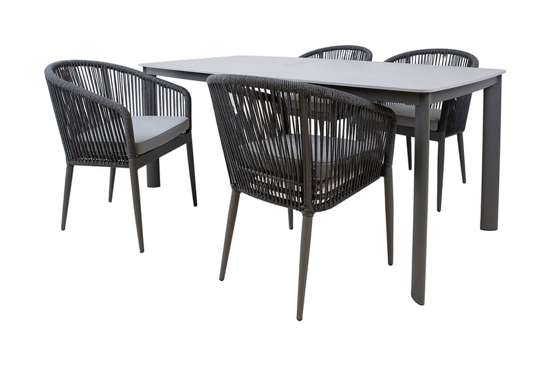 Ecco Spisebordssæt med 4 stole - Havesæt