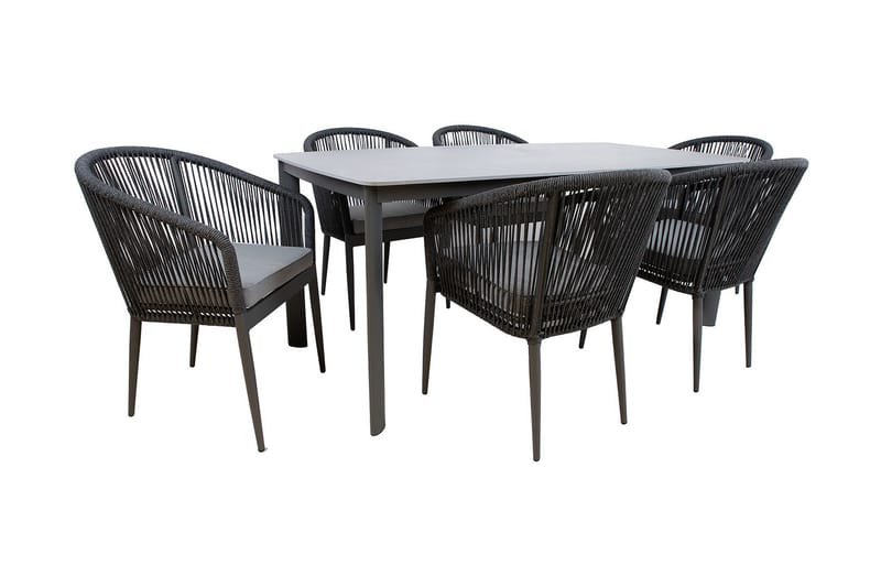 Ecco Spisebordssæt med 6 stole - Havesæt