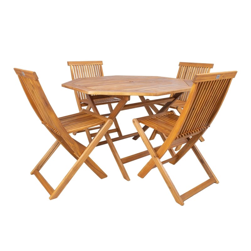 Garden Furniture Set HOME4YOU 45 x 57 x 86 cm, brun